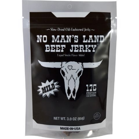Order No Man's Land Mild Beef Jerky 3oz food online from 7-Eleven store, Lavon on bringmethat.com