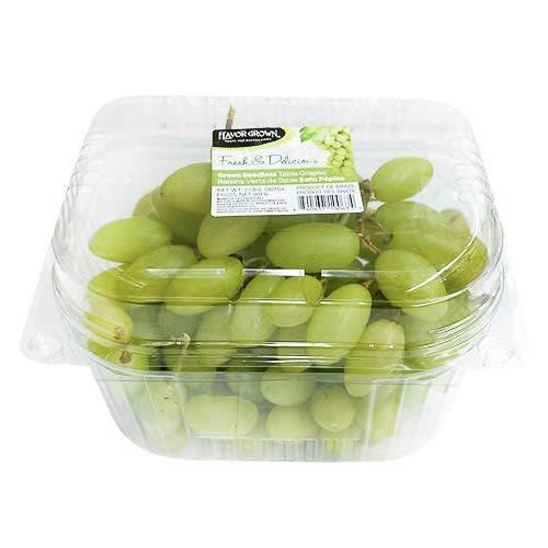 Order Flavor Grown · Green Seedless Table Grapes (2 lbs) food online from Albertsons store, Sherman on bringmethat.com