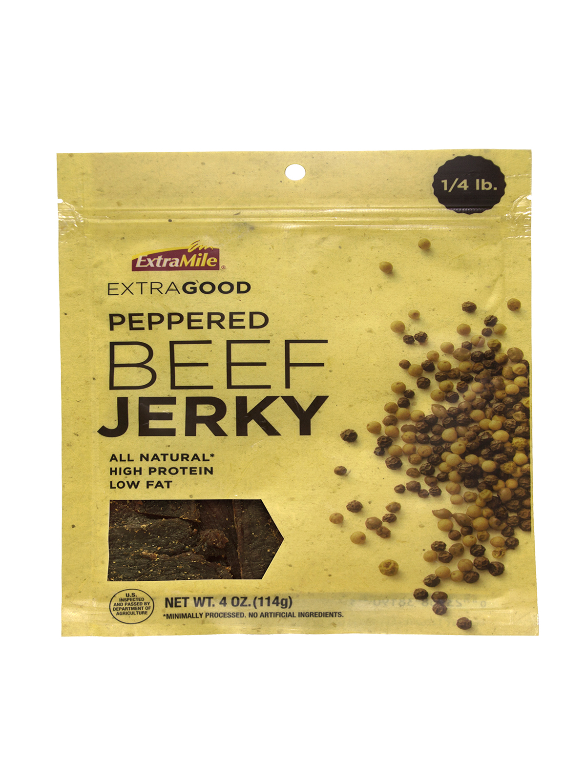 Order  ExtraMile Pepper Beef Jerky  food online from Chevron Extramile store, Los Angeles on bringmethat.com