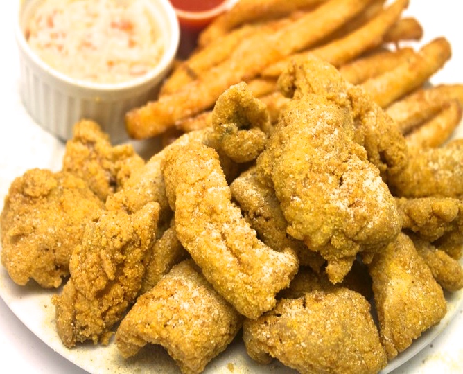 Order Catfish Nuggets Dinner food online from Hook Fish & Chicken store, Pittsburgh on bringmethat.com