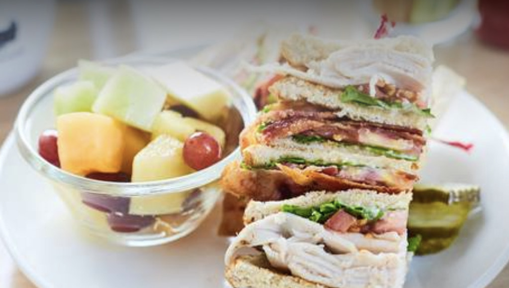 Order Turkey Bacon Club Sandwich food online from Starwood Cafe store, Frisco on bringmethat.com