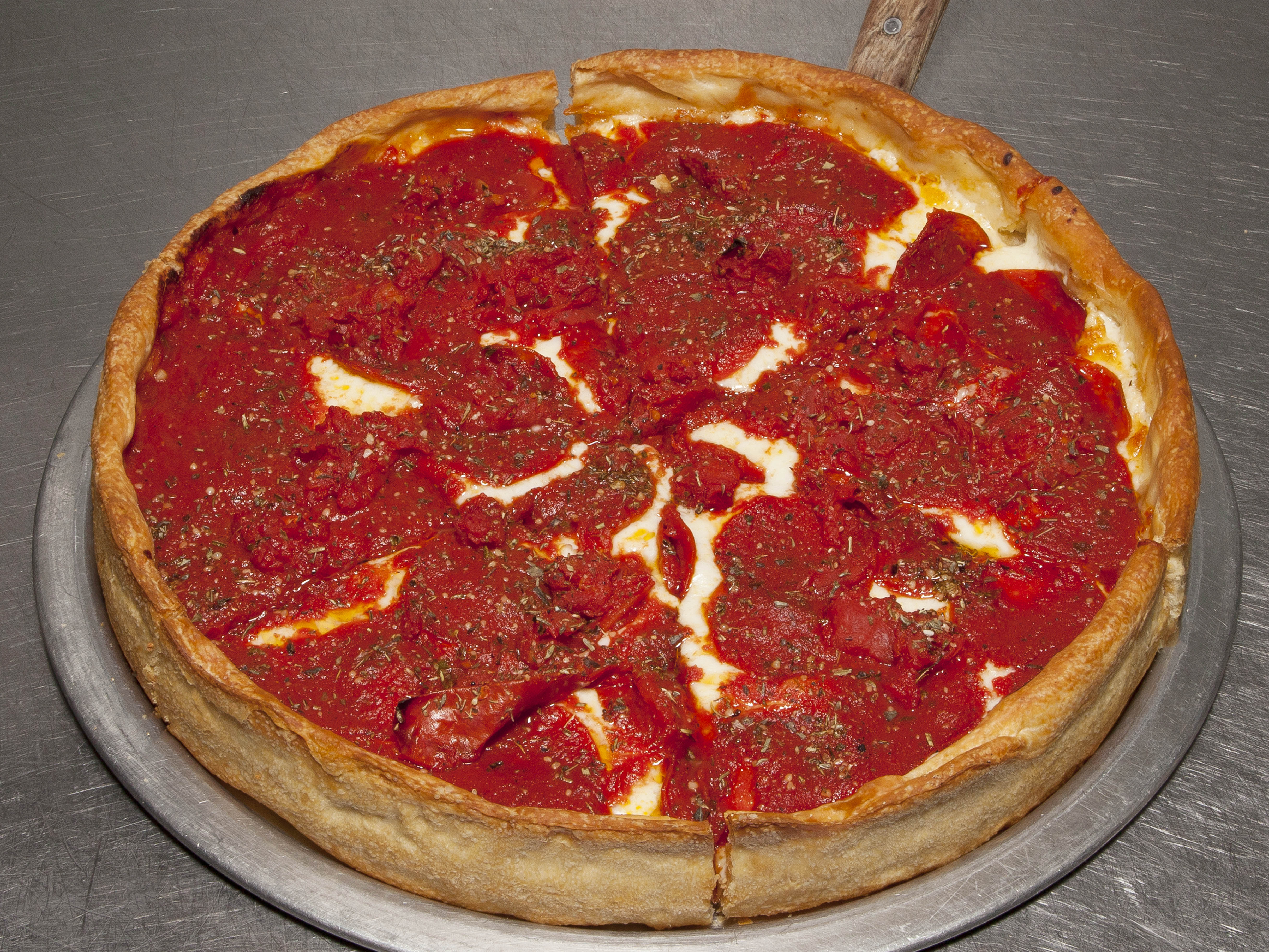 Order Chicago Deep Dish Pizza food online from Rosatis store, Las Vegas on bringmethat.com