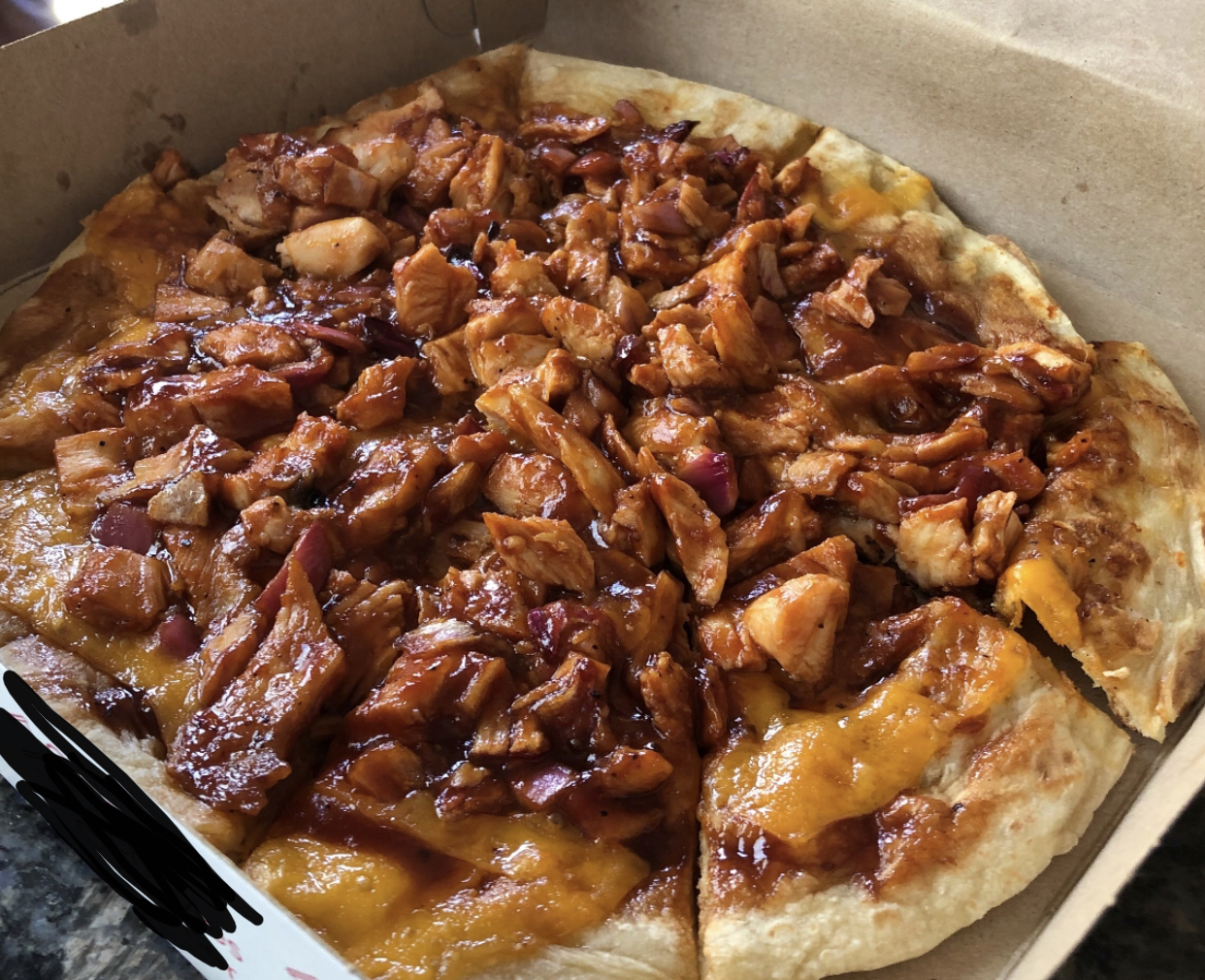 Order BBQ Chicken Pizza food online from Foleys Club Lounge store, Pleasantville on bringmethat.com