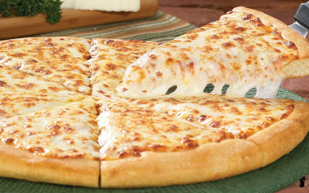 Order Cheese Pizza - Personal 6" food online from Godfather's Pizza Express store, Albany on bringmethat.com