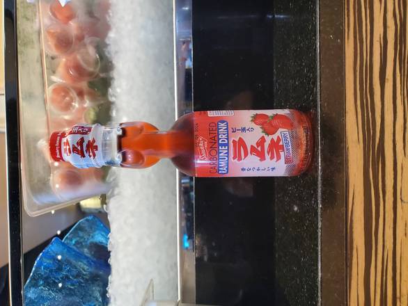 Order Strawberry Ramune Japanese Soda food online from Wassabi Off The Hook store, Fresno on bringmethat.com
