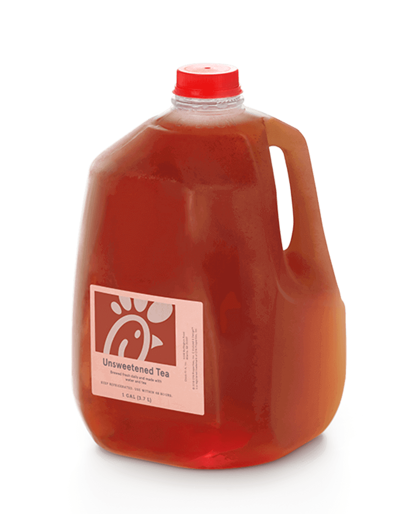 Order Gallon Freshly-Brewed Iced Tea Unsweetened food online from Chick-Fil-A store, San Diego on bringmethat.com