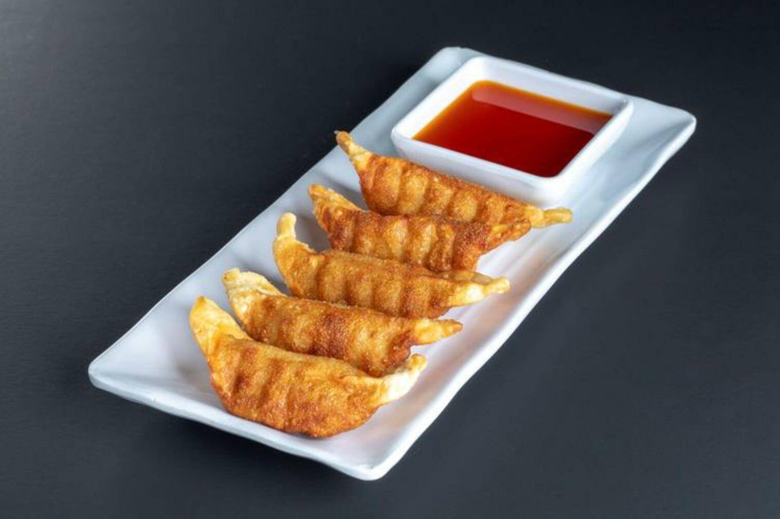 Order (g204) Deep Fried Gyoza food online from Sushi Stop store, Los Angeles on bringmethat.com