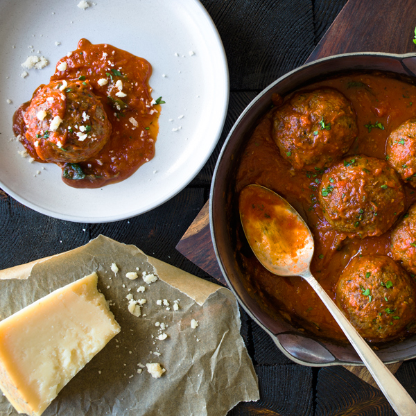 Order Grass-Fed Meatballs (550 Cal) food online from Piada store, Pittsburgh on bringmethat.com