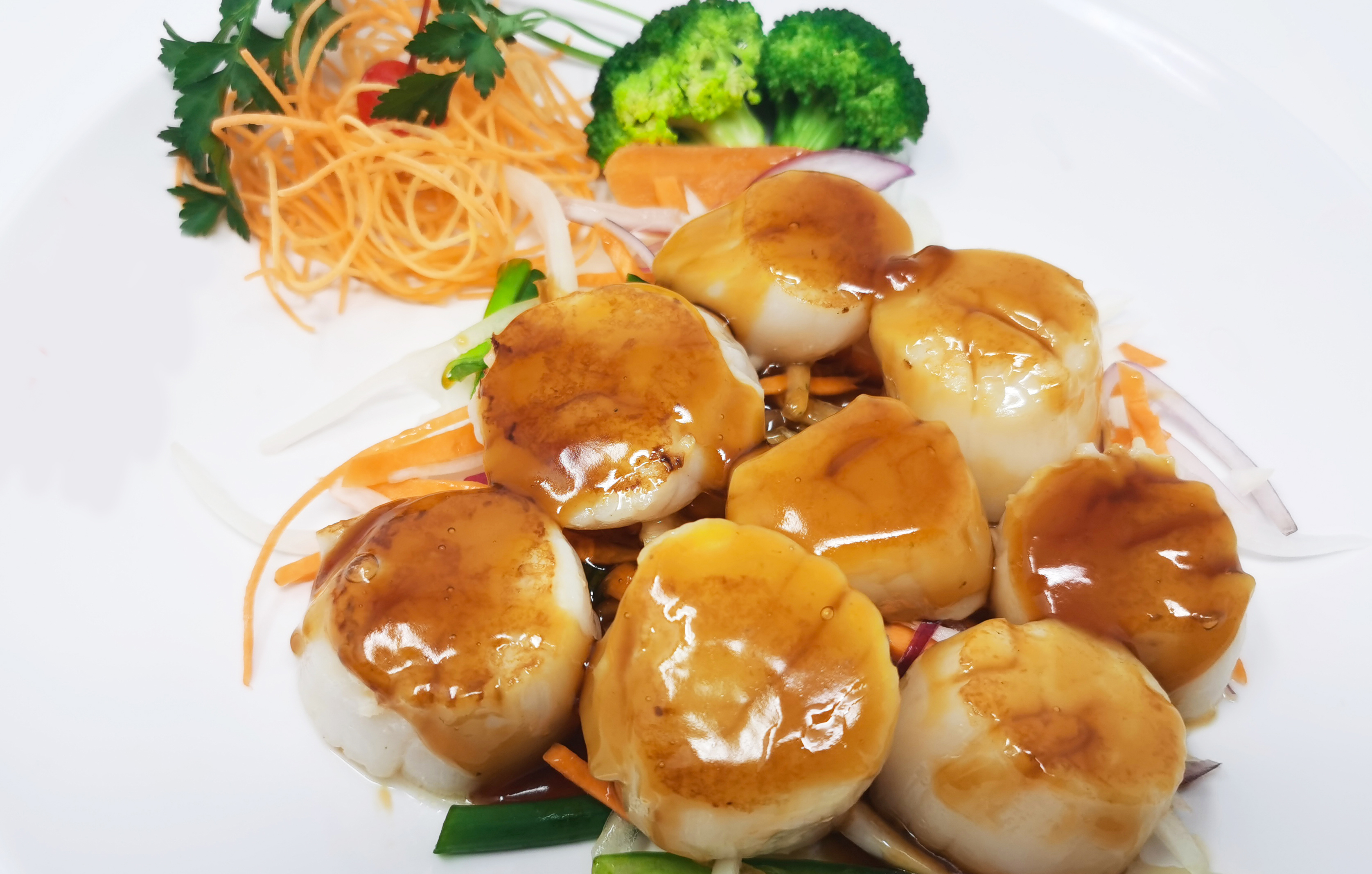Order Scallop Teriyaki food online from Izumi Japanese Restaurant store, Youngstown on bringmethat.com