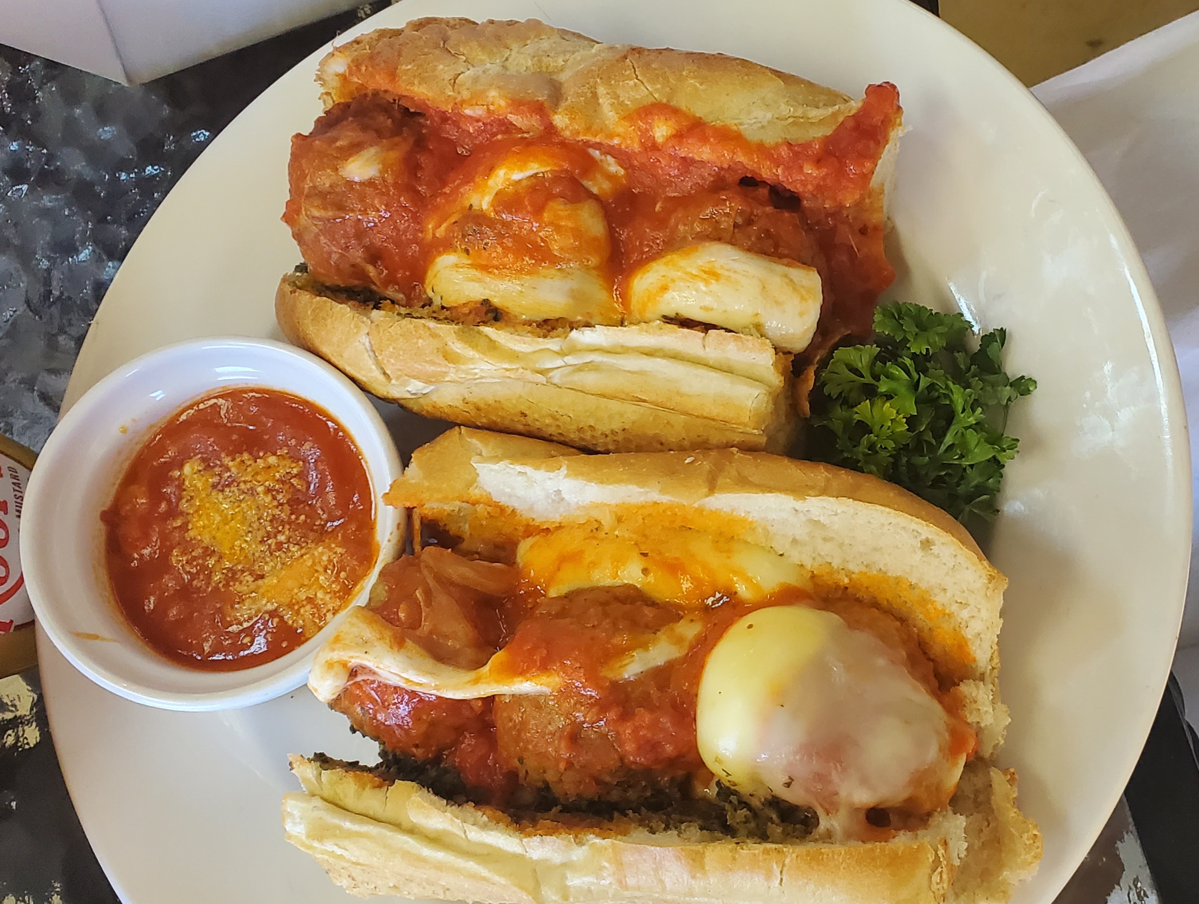 Order Meatball Submarine food online from The Bee Hive Market and Deli store, Whittier on bringmethat.com