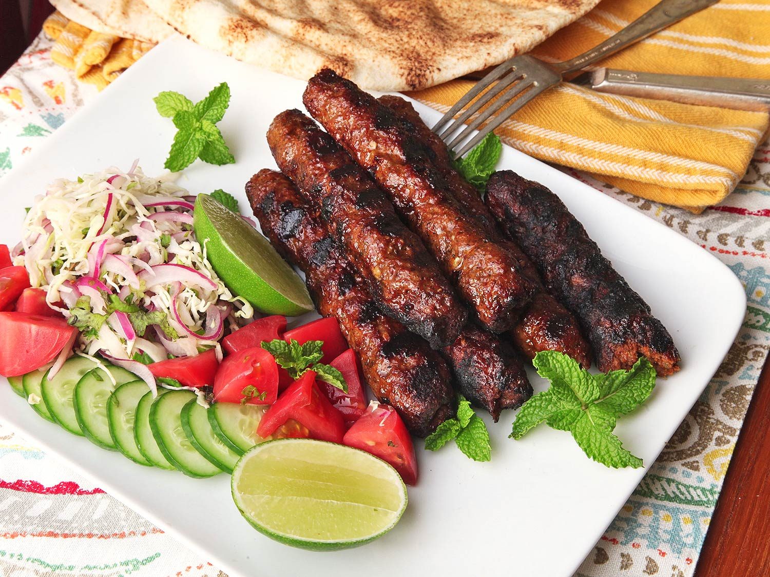 Order Chicken Seekh Kabab food online from Oasis Palace Restaurant store, Newark on bringmethat.com