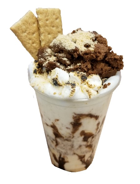Order The Campfire Milkshake food online from Spoonful, The Edible Cookie Dough Place! store, Miamisburg on bringmethat.com