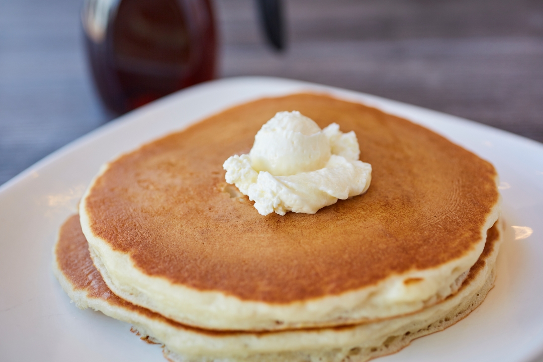 Order Buttermilk Pancakes food online from Vineyard Cafe store, Oxnard on bringmethat.com