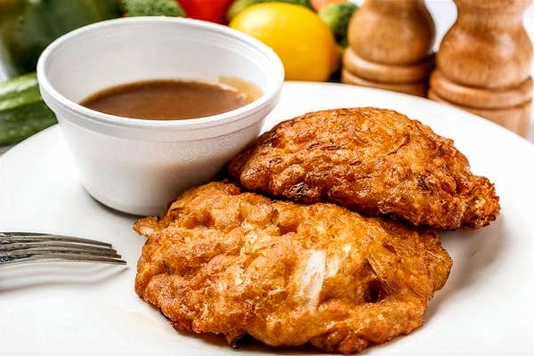 Order Chicken Egg Foo Young food online from Chau's cafe store, Ashburn on bringmethat.com