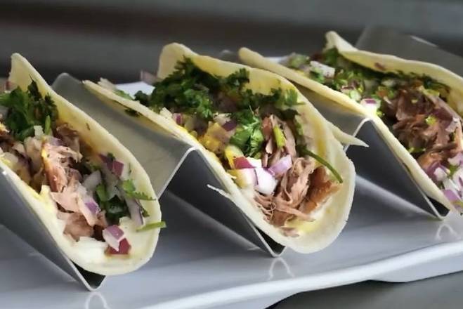 Order Shack Carnitas Tacos food online from The Chicken Shack store, Hermosa Beach on bringmethat.com