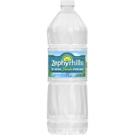 Order Zephryhills 100% Natural Spring Water (1 L) food online from Light Speed Market store, Marietta on bringmethat.com