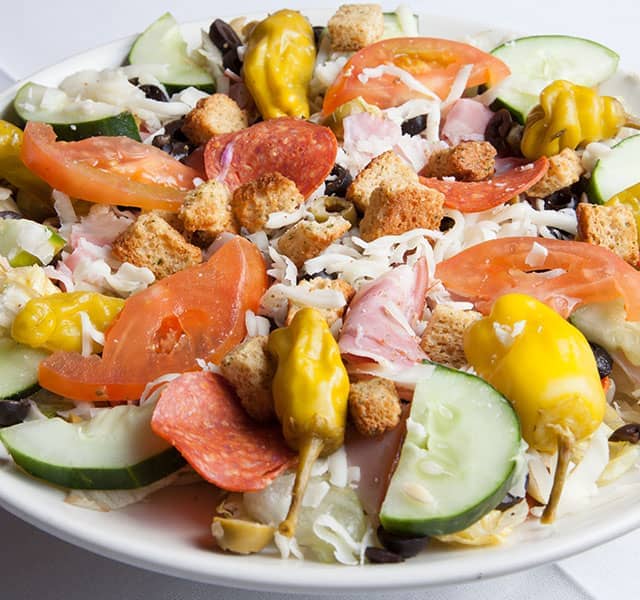 Order Antipasto Salad food online from Cemenos Pizza store, Joliet on bringmethat.com
