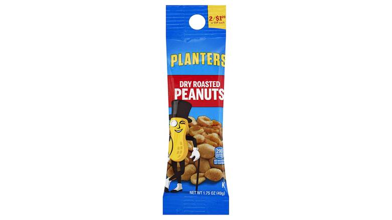 Order Planters Dry Roasted Peanuts food online from Trumbull Mobil store, Trumbull on bringmethat.com