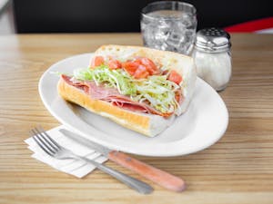 Order Italian Cold Cut Sandwich food online from Pasta Party store, Orange on bringmethat.com