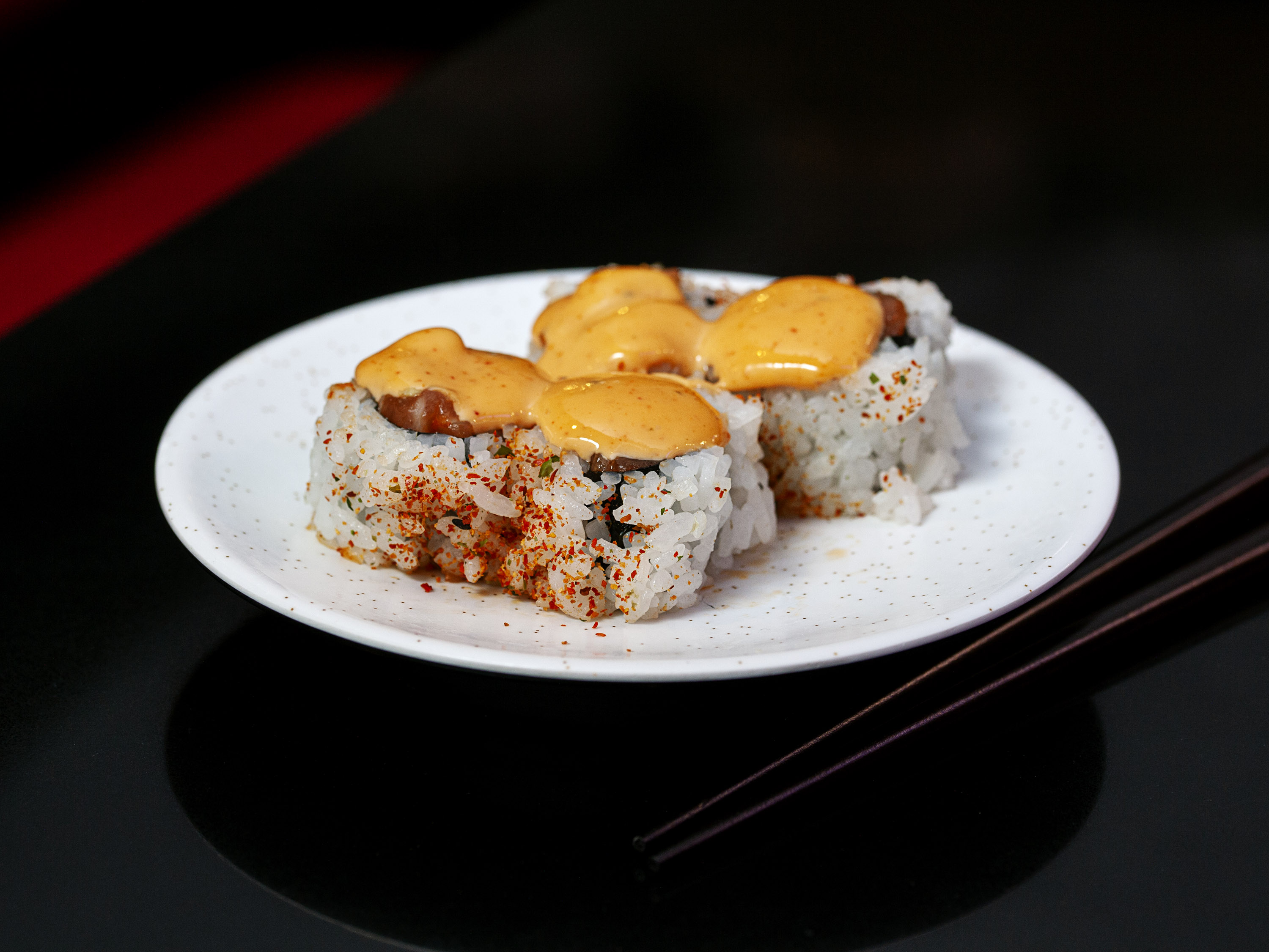Order Spicy Salmon Roll food online from Sushi Chiyo store, Clark County on bringmethat.com