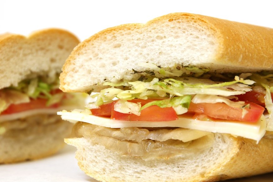 Order Large Veggie Cold Sub food online from Tony's Pizzeria store, New Hartford on bringmethat.com