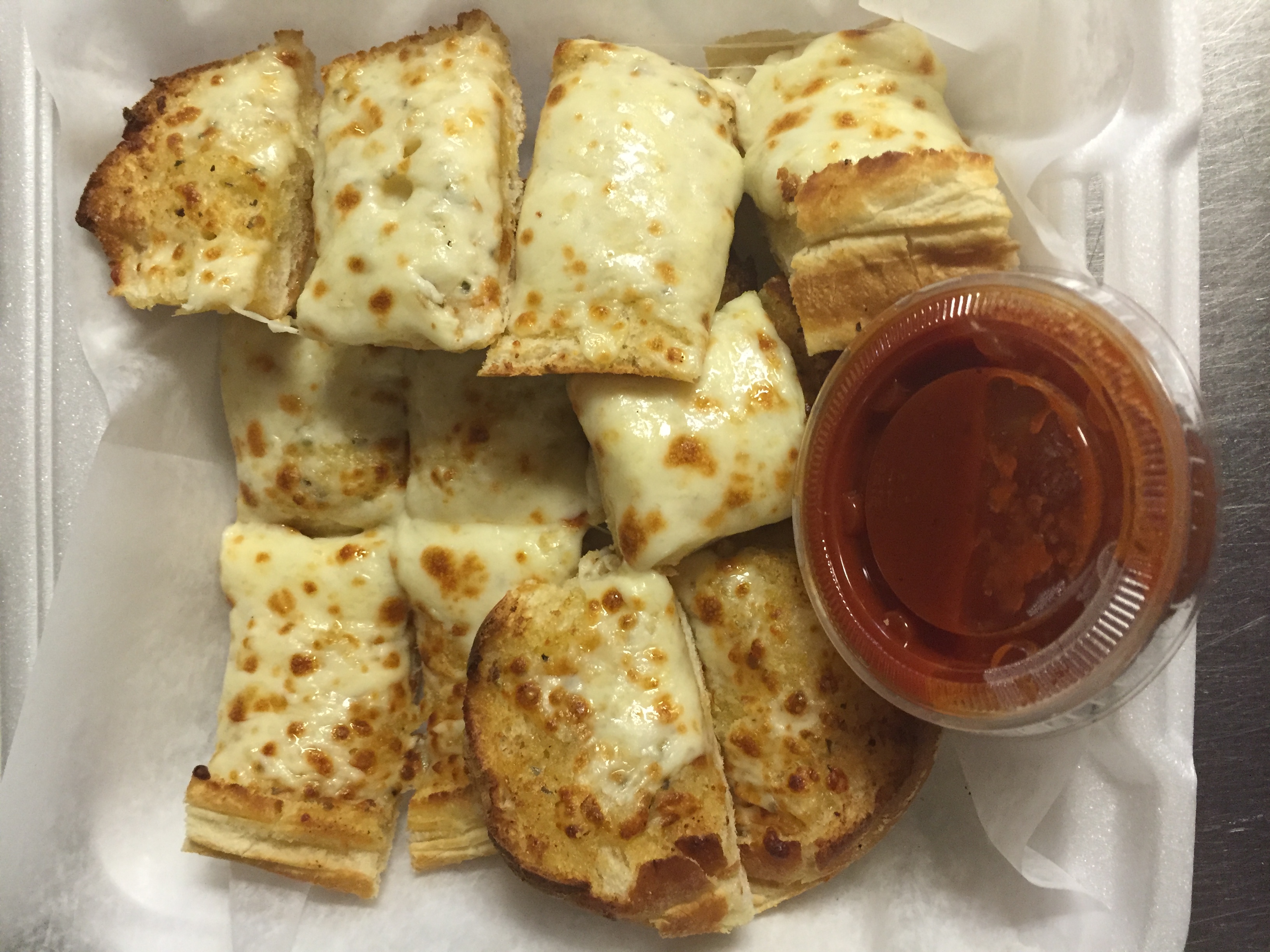Order Garlic Bread with Cheese food online from Ronzio Pizza & Subs store, Warwick on bringmethat.com