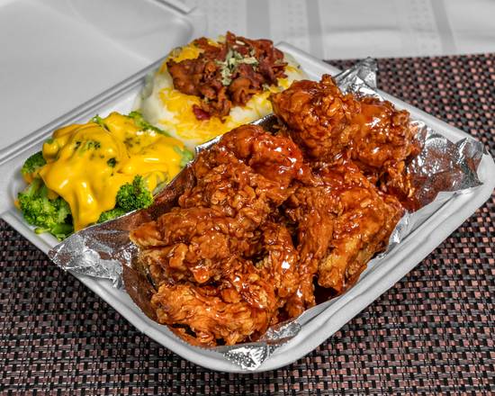Order Wing dinner food online from Fatboyz Steak & Chicken store, Detroit on bringmethat.com