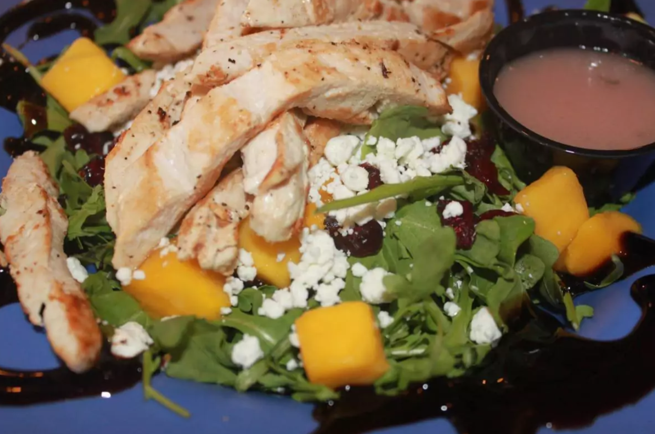 Order Mango Goat Cheese Salad food online from The Cow / An Eatery store, Morrison on bringmethat.com