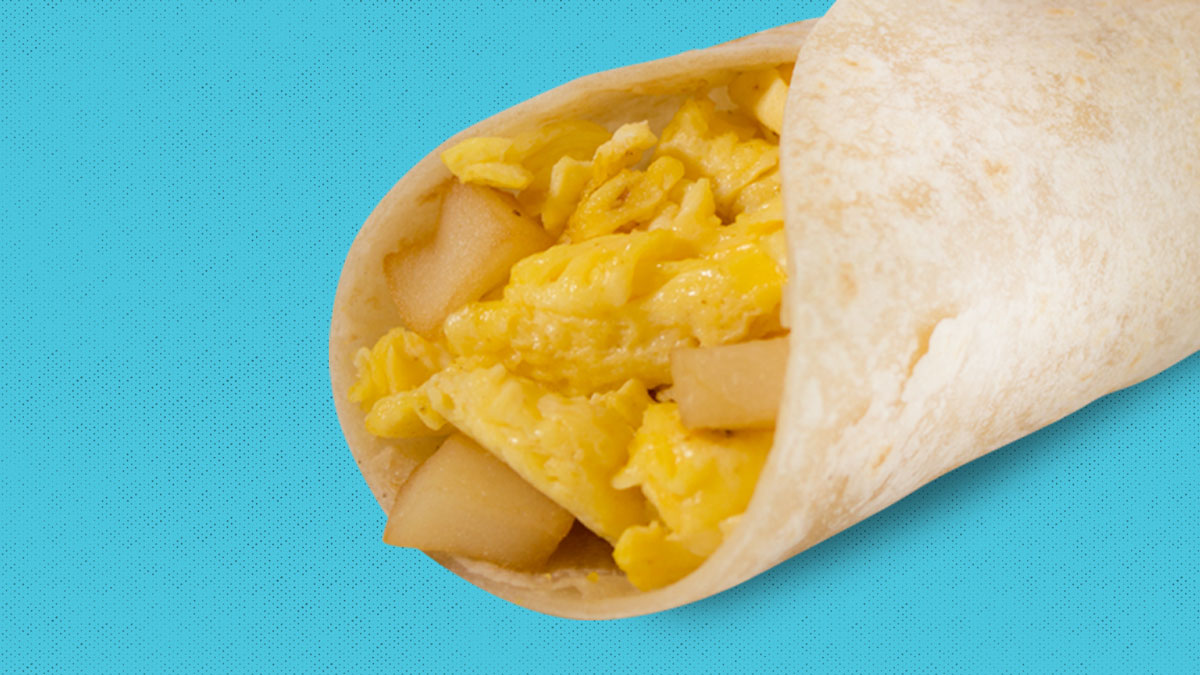 Order Potato and Egg Breakfast Taco food online from Taco Palenque store, San Antonio on bringmethat.com