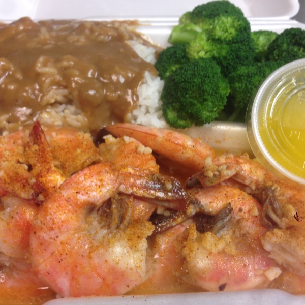 Order 402. Extra Jumbo Shrimp Steamed with 2 Sides food online from Philly Seafood store, Philadelphia on bringmethat.com