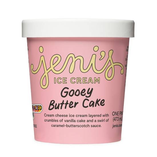 Order Gooey Butter Cake Pint food online from Jeni's Ice Cream Bethesda store, Bethesda on bringmethat.com