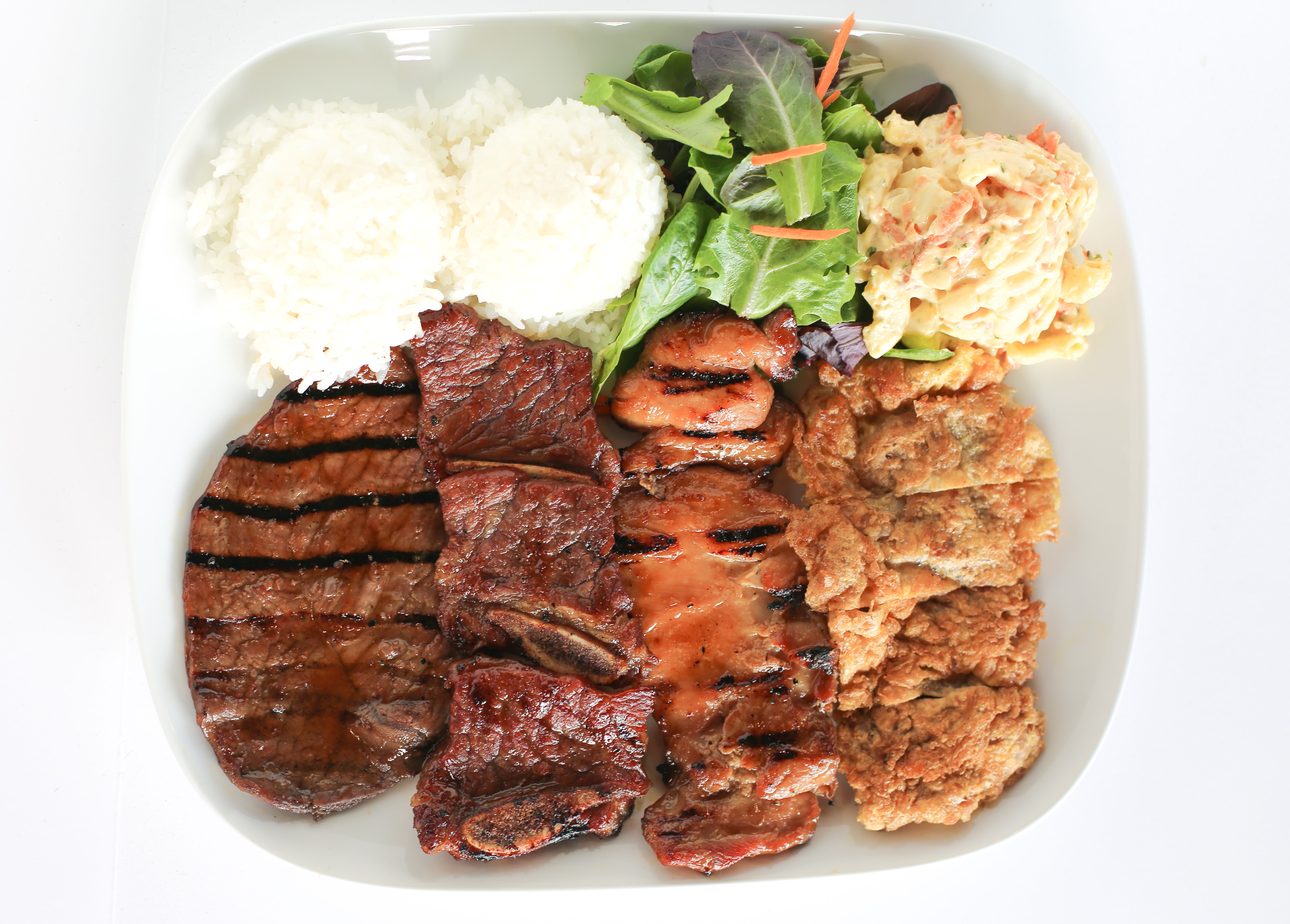 Order Paradise Special 1 Combo Plate food online from Paradise Hawaiian Bbq store, Phoenix on bringmethat.com