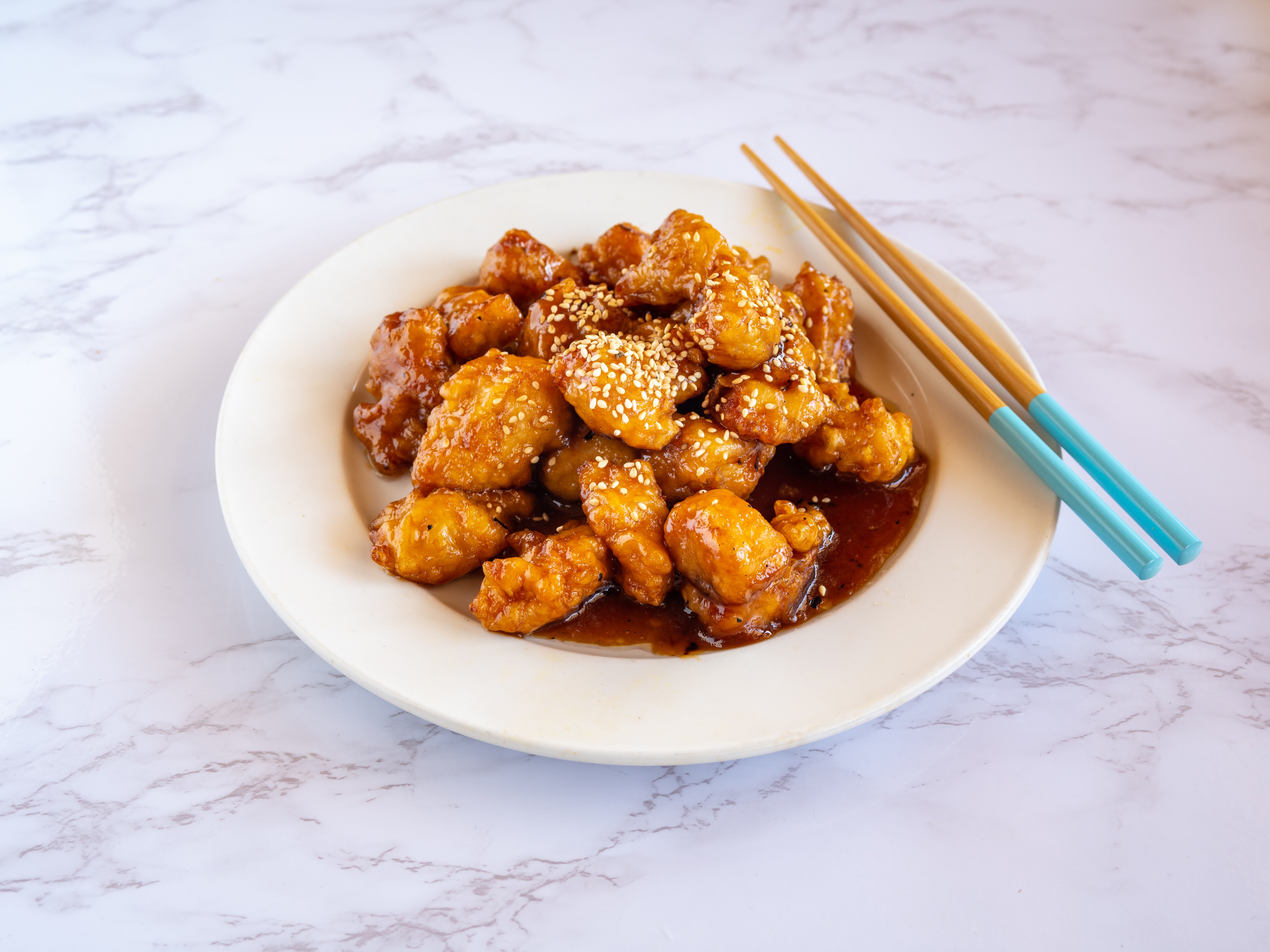 Order Sesame Chicken food online from Autumn Court Chinese Restaurant store, Phoenix on bringmethat.com