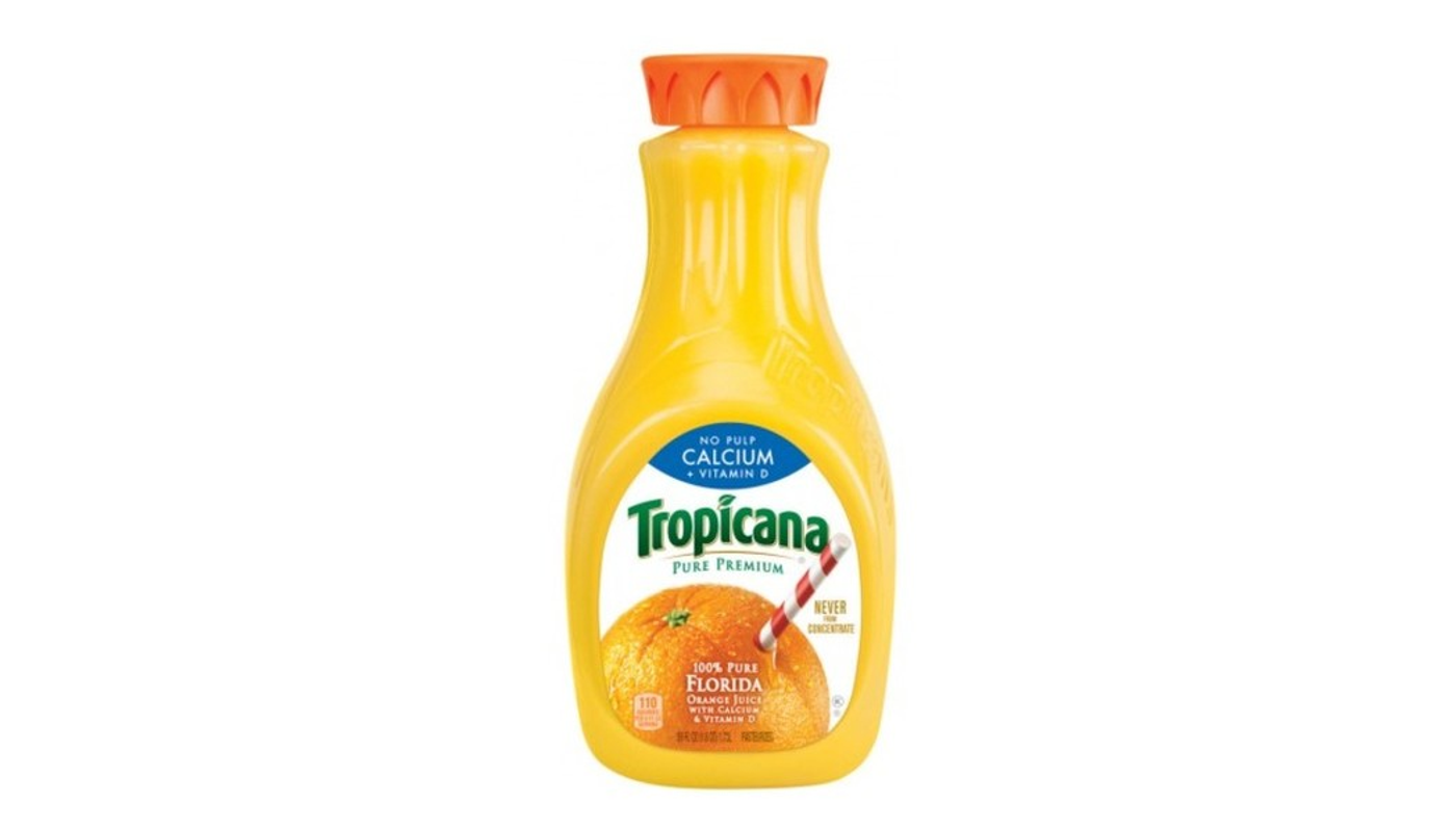 Order Tropicana Pure Premium Orange Juice (Calcium No Pulp) 12oz Bottle food online from Robert Market store, Los Angeles on bringmethat.com