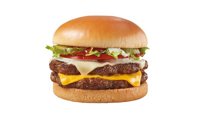Order Two Cheese Deluxe 1/3lb* Double food online from Dairy Queen Grill & Chill store, Gettysburg on bringmethat.com