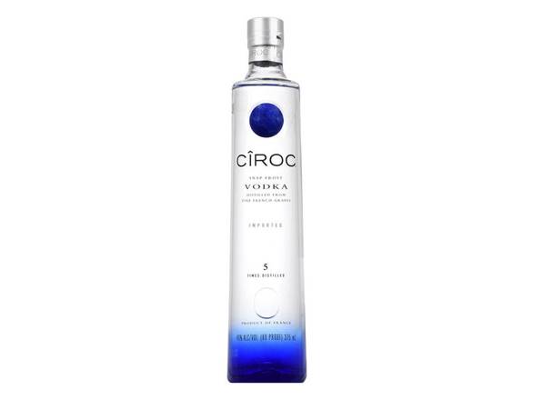 Order CIROC Vodka - 375ml Bottle food online from Josh Wines & Liquors Inc store, New York on bringmethat.com