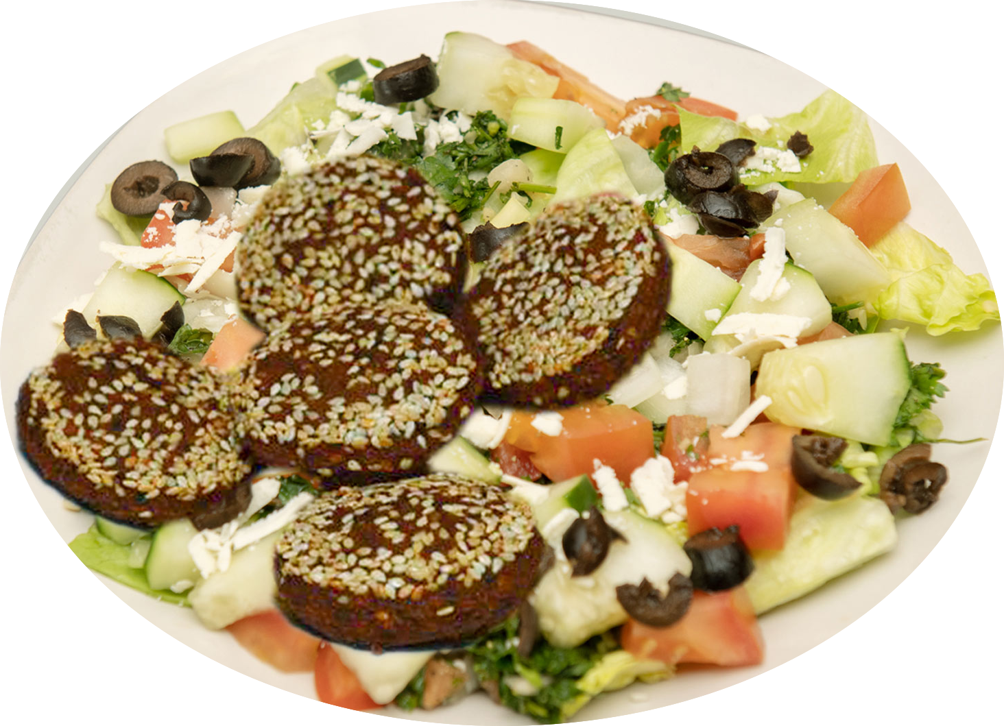 Order Falafel Salad food online from Maros Gyro store, Smyrna on bringmethat.com