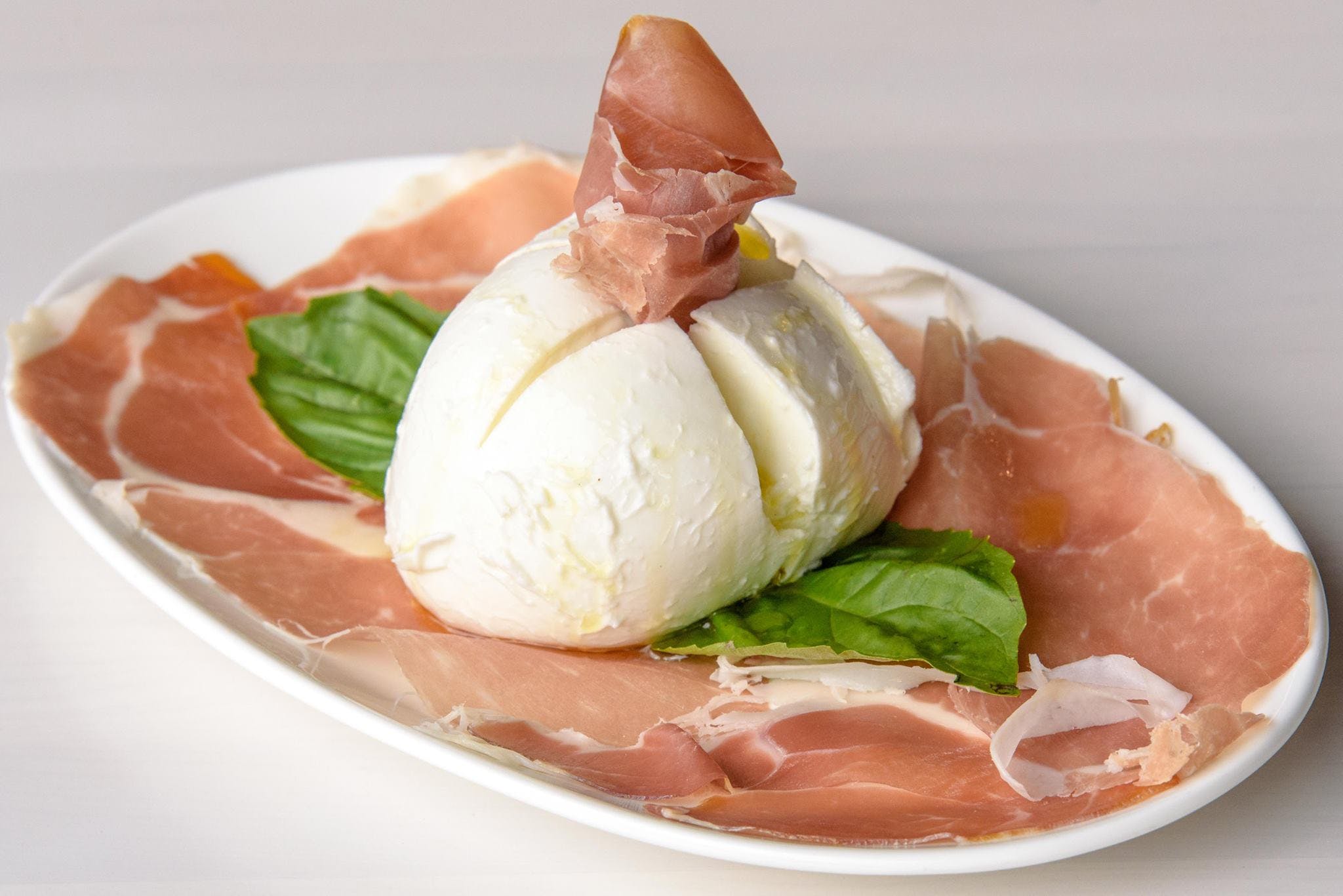 Order Prosciutto E Bufala - Appetizer food online from Forno Rosso Pizzeria Napoletana West Loop store, Chicago on bringmethat.com