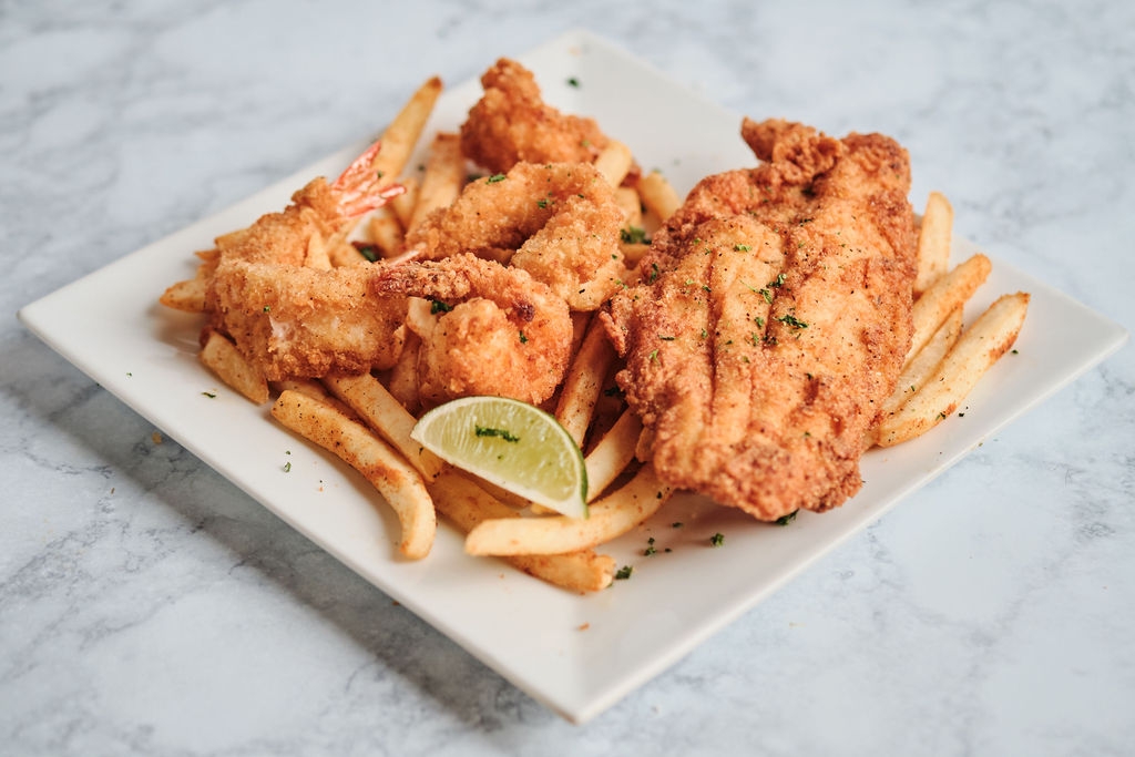 Order Catfish+Shrimp Combo food online from Orchid City Fusion Cafe store, Arlington on bringmethat.com