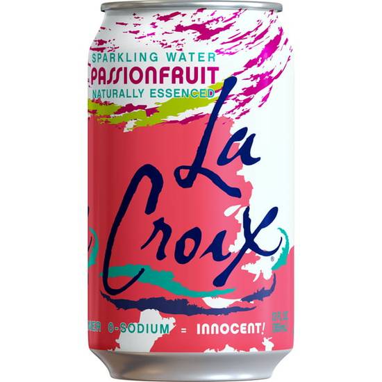 Order Lacroix Passionfruit Sparkling Water food online from Deerings Market store, Traverse City on bringmethat.com