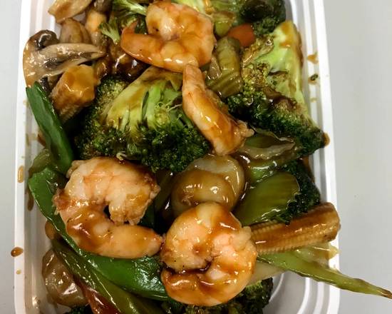 Order Shrimp Mixed Vegetables food online from China Pavilion store, Rio Grande on bringmethat.com