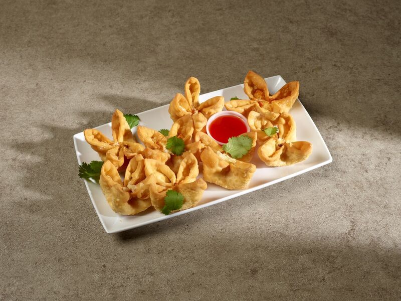 Order 8 Pieces Crab Cheese Wonton food online from YP Hello Asian Grill store, Arvada on bringmethat.com