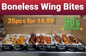 Order Boneless Wings (5) food online from 3 J Fourway store, Natchitoches on bringmethat.com