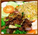 Order C7. Com Chien BO Luc Lac food online from Pho & More Restaurant store, Houston on bringmethat.com