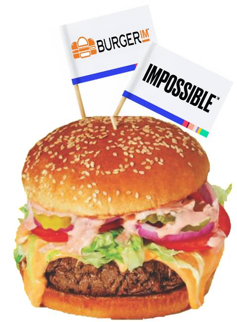 Order Impossible Burger (Made from Plants) food online from Burgerim store, Corona on bringmethat.com