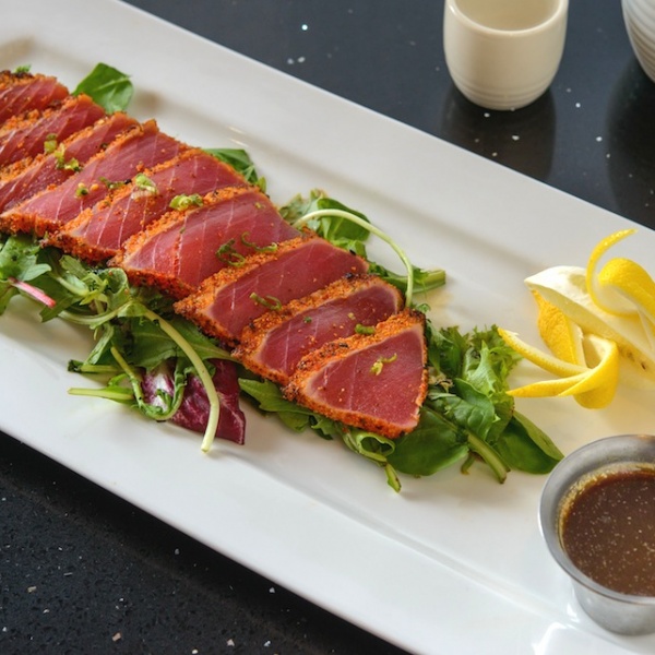 Order Tuna Tataki Salad food online from Shinto Japanese Steakhouse & Sushi Bar store, Naperville on bringmethat.com