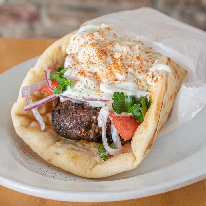 Order Bifteki Pita food online from Its Greek to Me store, Fort Lee on bringmethat.com