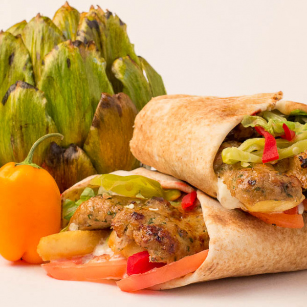 Order B1 Chicken Kabob Sandwich food online from Zamani Mediterranean Grill store, Spring on bringmethat.com