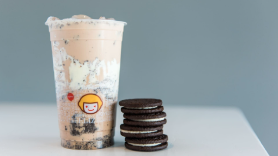 Order D3. Oreo Milk Tea food online from Happy Lemon store, San Francisco on bringmethat.com