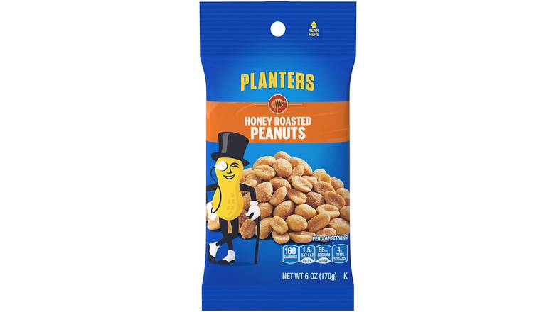 Order Planters Honey Roasted Peanuts food online from Star Variety store, Cambridge on bringmethat.com